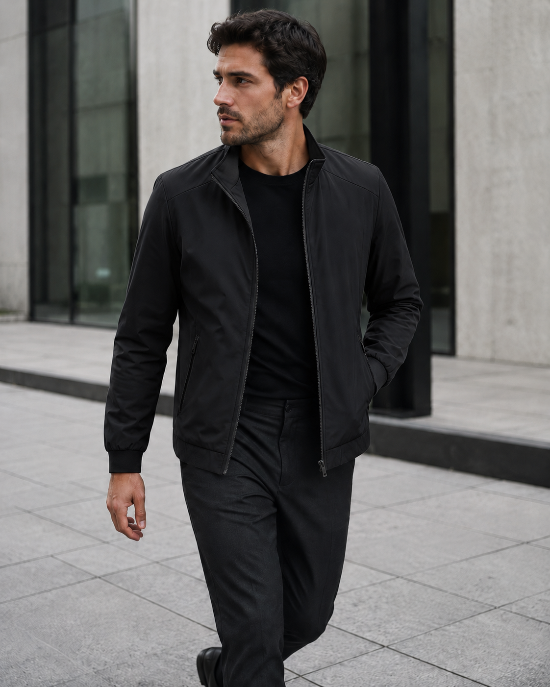 NORVEN Horizon Lightweight Jacket in Black