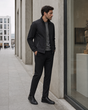 NORVEN Horizon Lightweight Jacket in Black, city styling